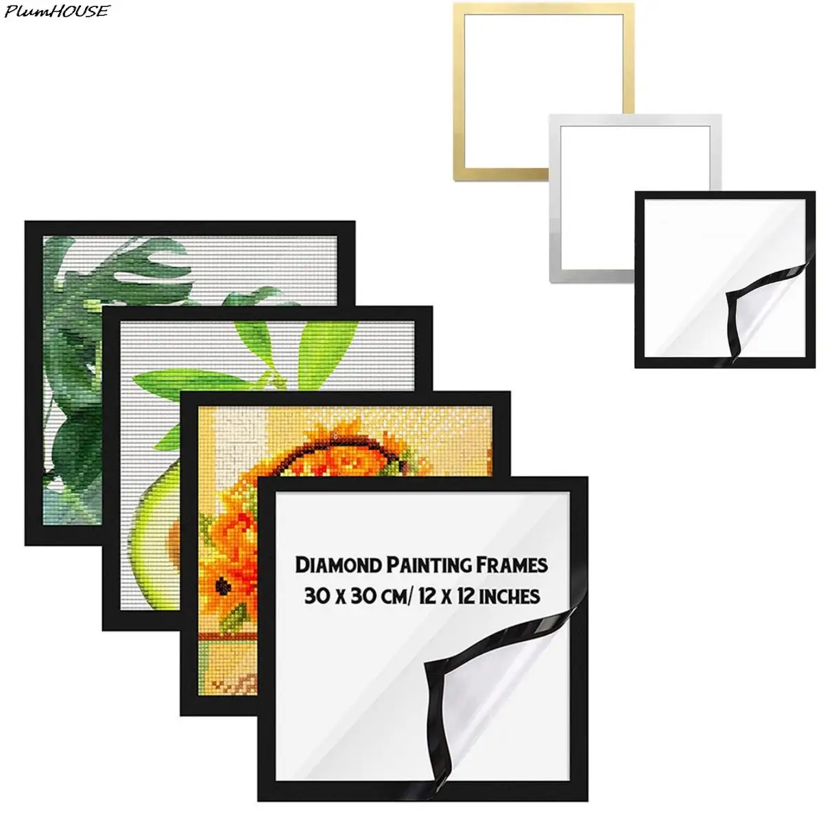 Cadres photo magnets diamant pour décoration. – Test et Avis