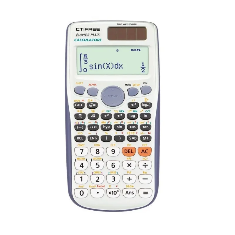Calculatrice scientifique pour lycéens avec batterie – Test et Avis