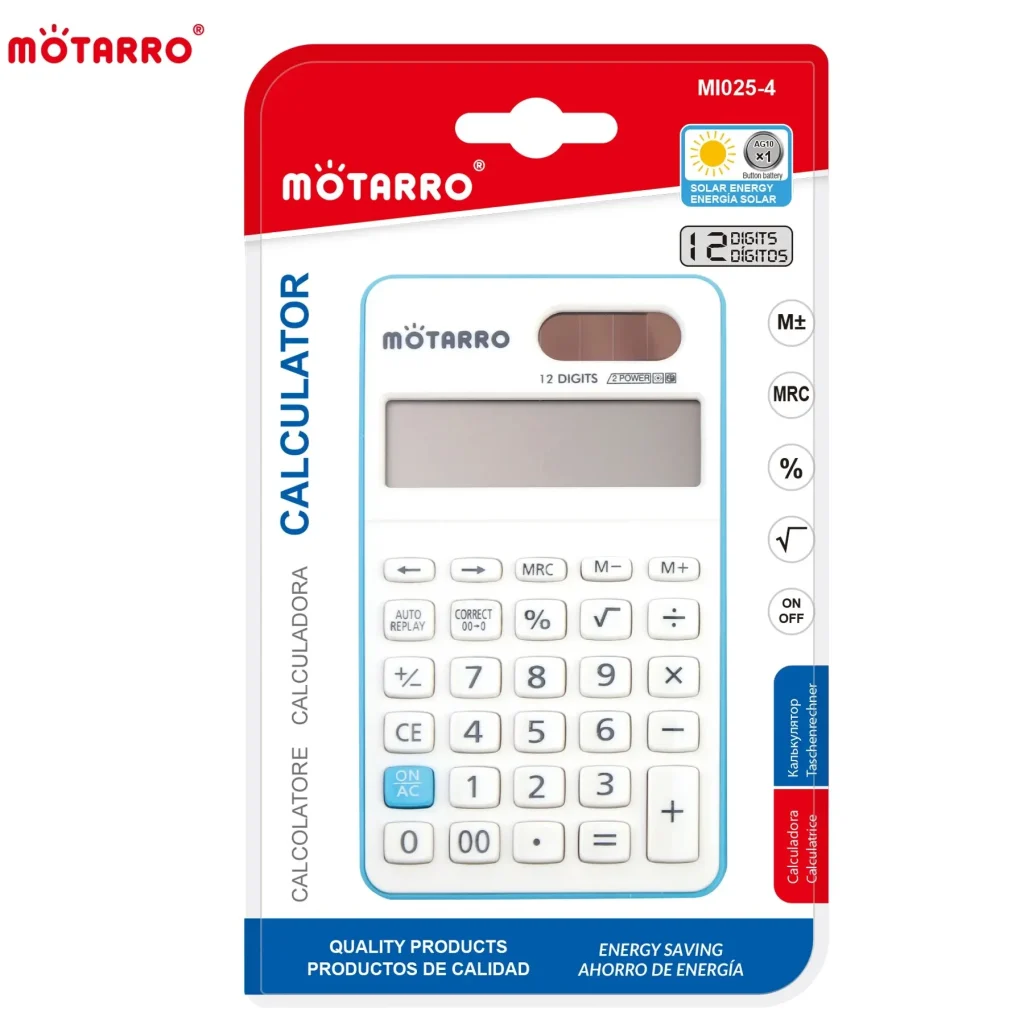 Calculatrice scientifique solaire portable étudiants MOTARRO – Test et Avis