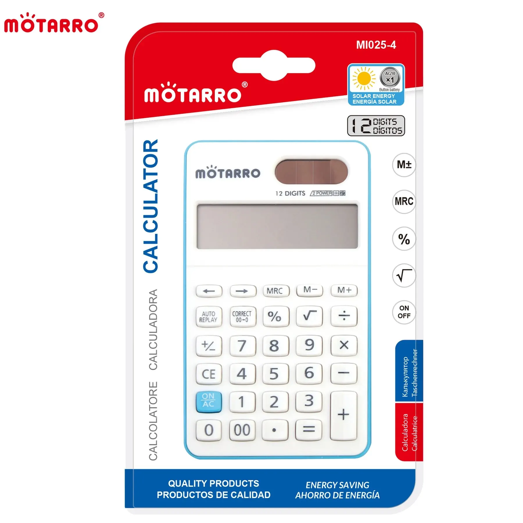 Calculatrice scientifique solaire portable étudiants MOTARRO – Test et Avis