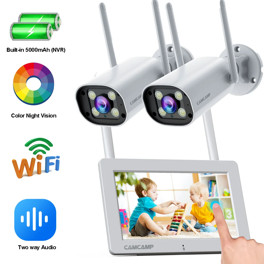 Camcamp-Kit vidéosurveillance sans fil 3MP – Test et Avis