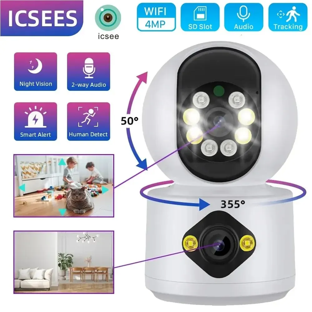 Caméra PTZ 4MP avec AI pour la sécurité domestique – Test et Avis