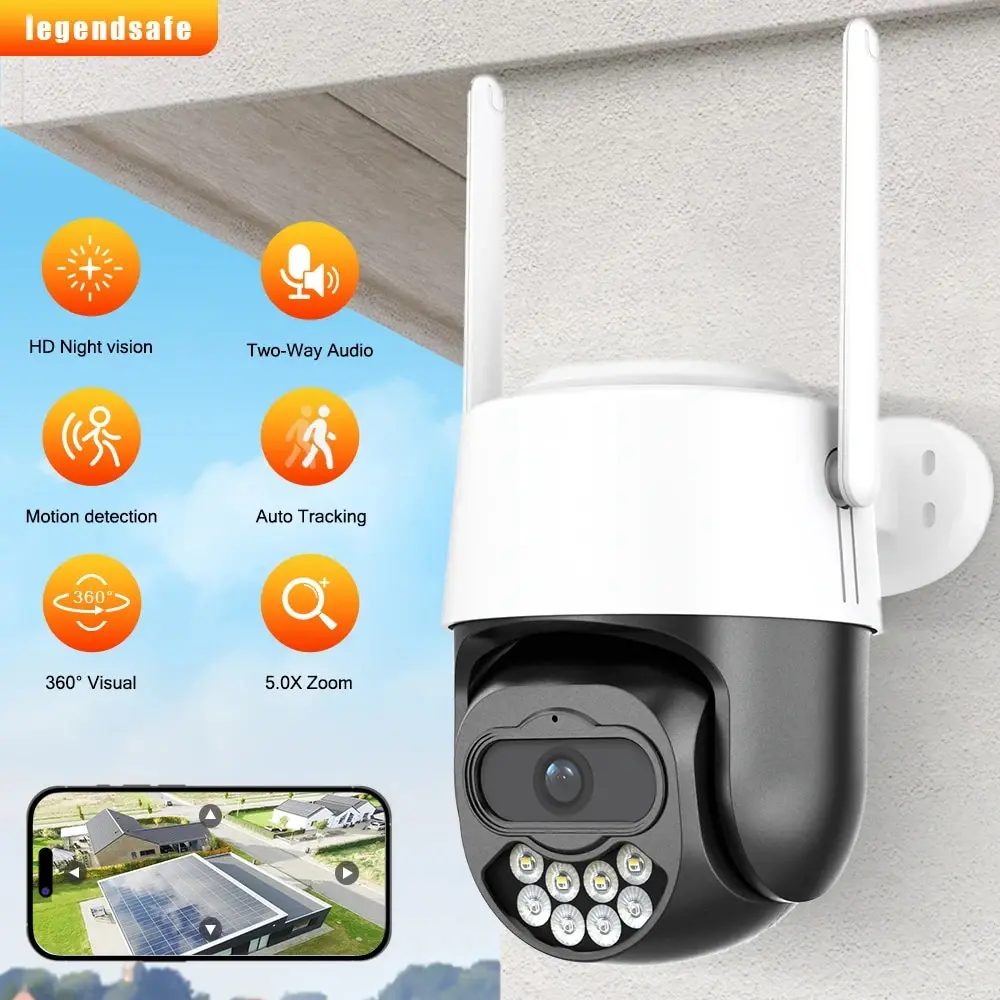 « Caméra PTZ IP sans fil avec vision nocturne et détection IA » – Test et Avis
