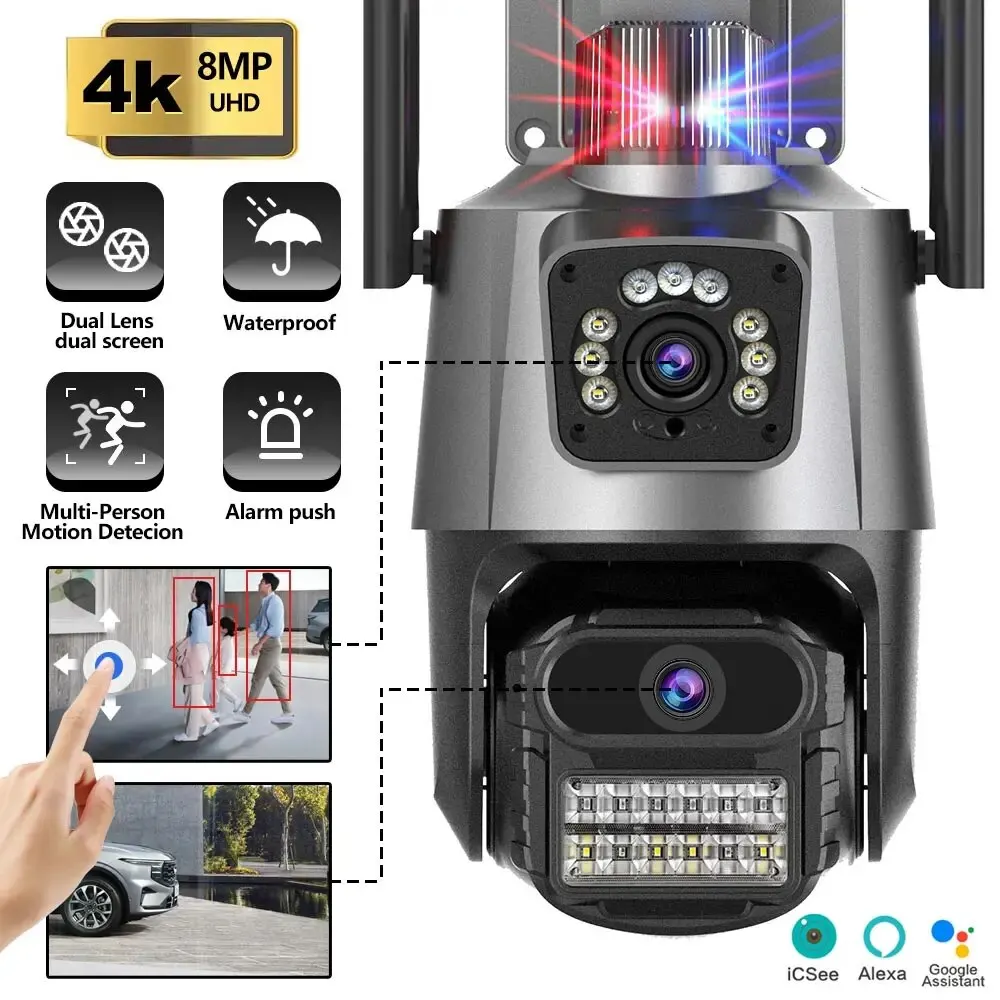 « Caméra Wifi 4K avec alarme lumineuse » – Test et Avis