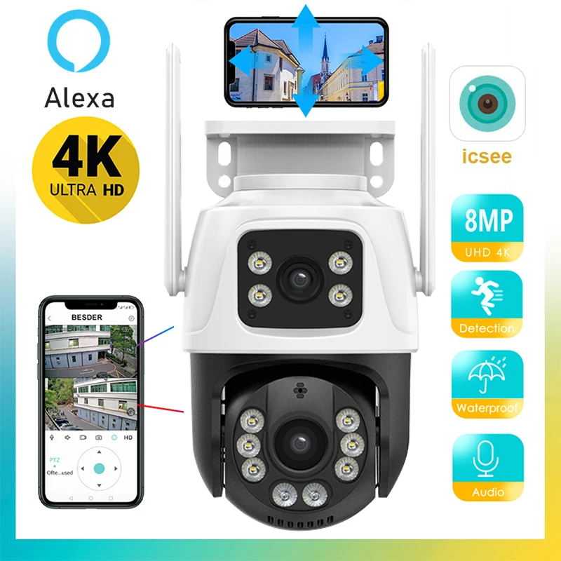 « Caméra de surveillance WiFi HD avec détection humaine et vision nocturne » – Test et Avis