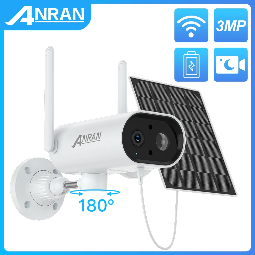 Caméra de surveillance solaire avec audio, rotation et détection PIR – Test et Avis