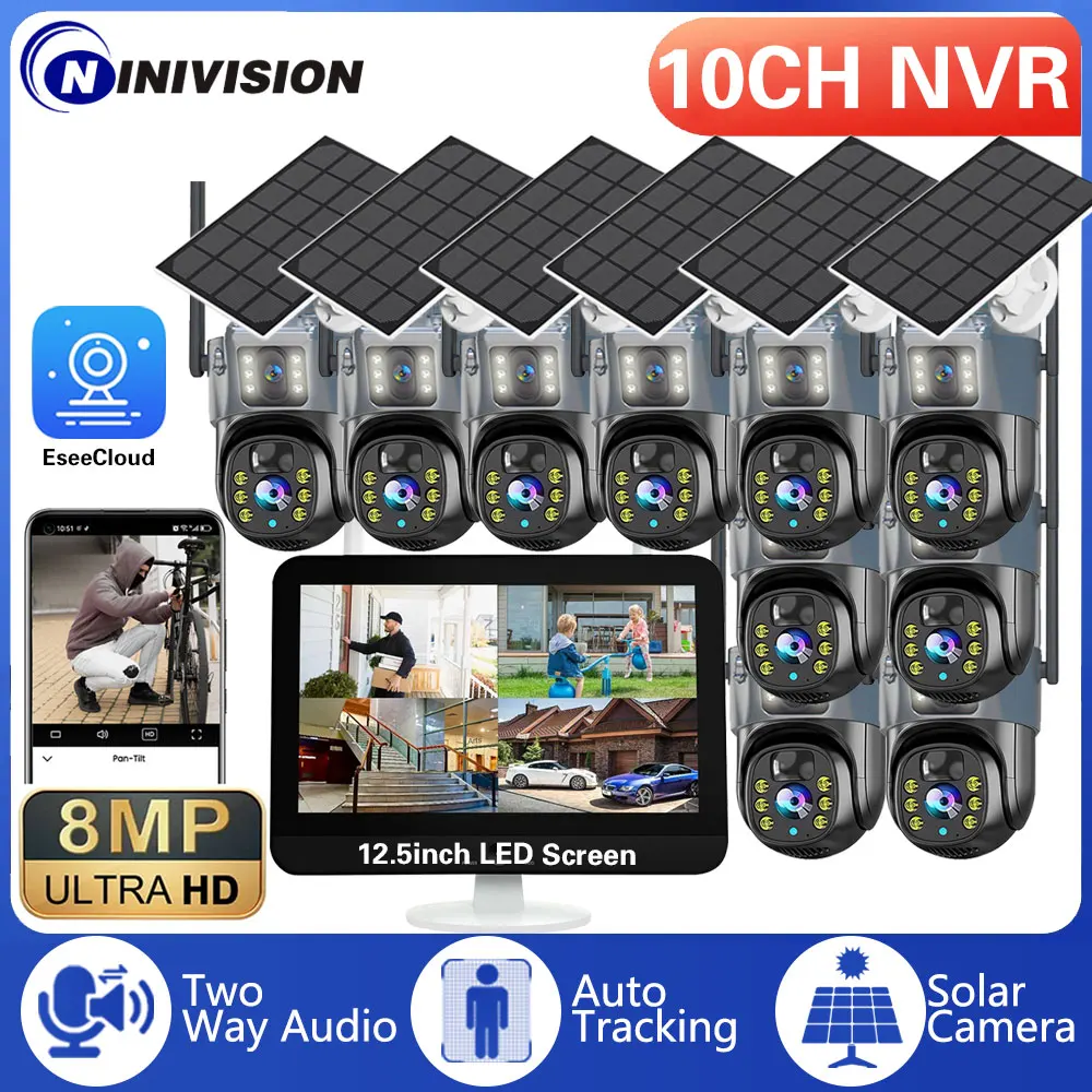 Caméra de vidéosurveillance solaire Wi-Fi 4K – Test et Avis