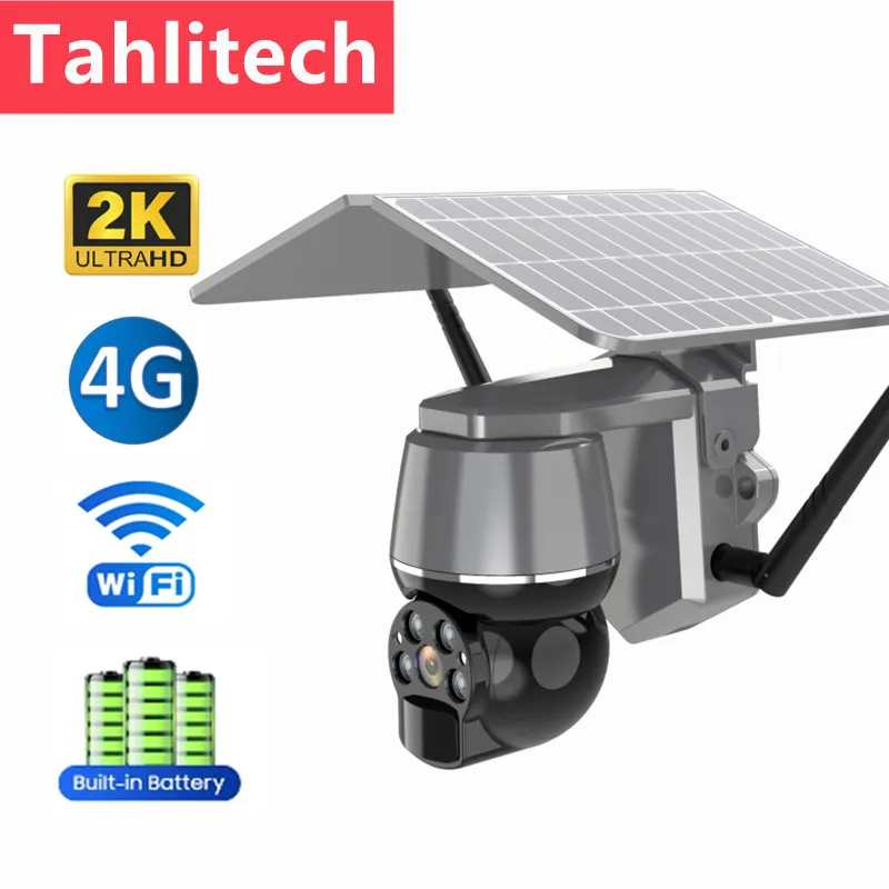 Caméra solaire PTZ 4G, Wi-Fi, 2K, 4MP – Test et Avis