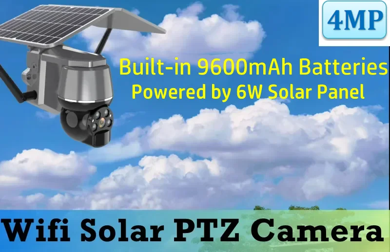 Caméra solaire PTZ