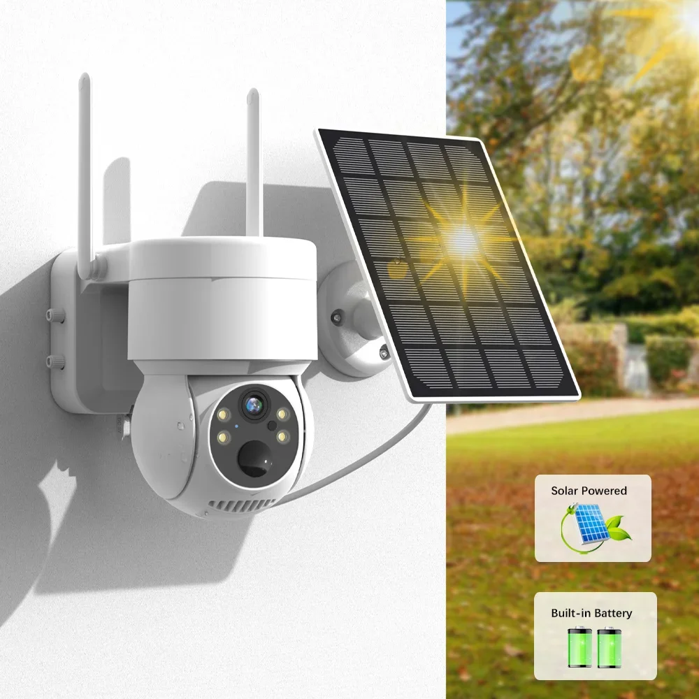 « Caméra solaire WiFi PTZ 4K 8MP » – Test et Avis
