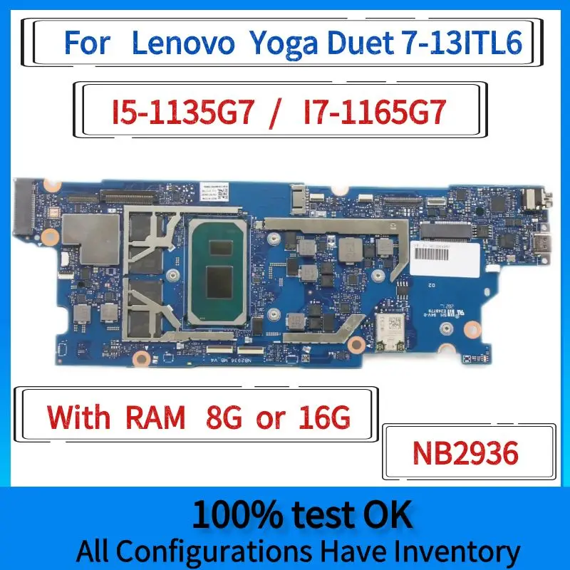 Carte Mère Lenovo Yoga Duet 7-13ITL6 – Test et Avis