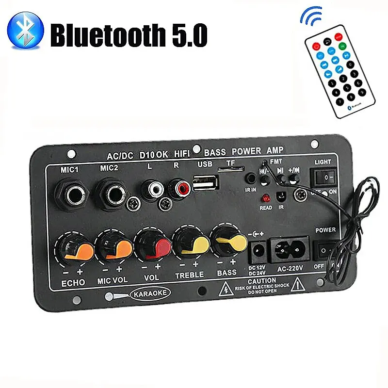 « Carte d’amplificateur Bluetooth: 220V, 12V, basses » – Test et Avis