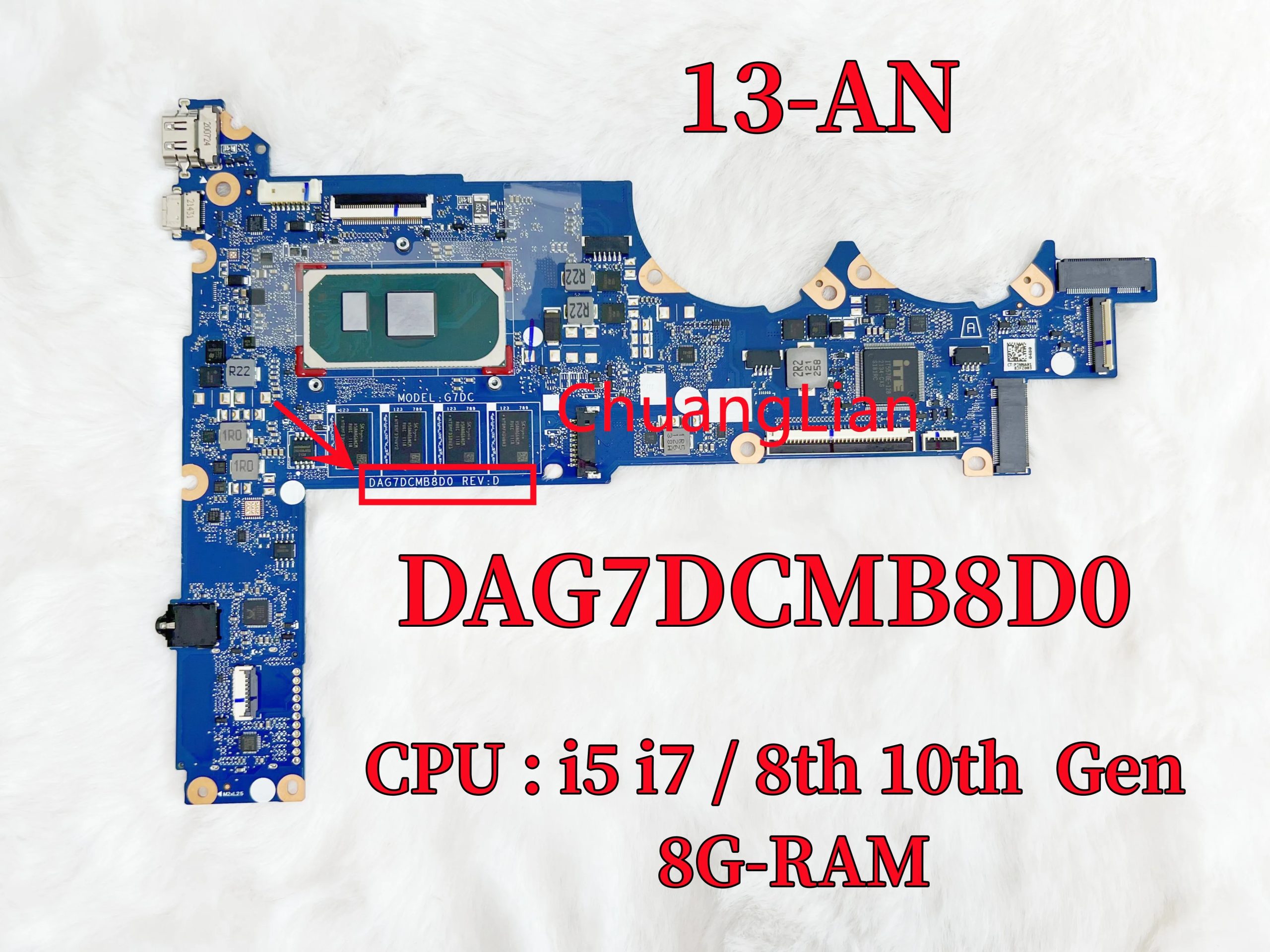 Carte mère HP Pavilion pour ordinateur portable avec i5/i7, 8e/10e génération et 8GB de RAM – Test et Avis