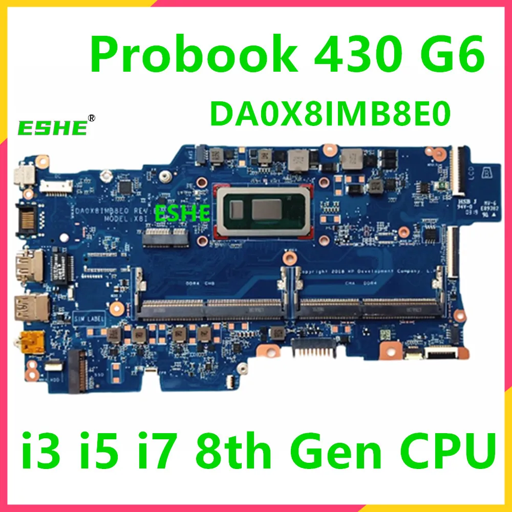 Carte mère HP Probook 430 G6 avec processeur i3 i5 i7 8th Isabel – Test et Avis