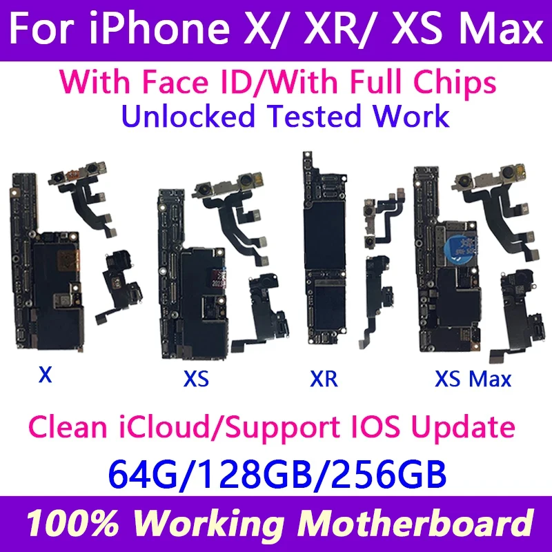 Carte mère débloquée pour iPhone avec Face ID et iCloud Clean – Test et Avis