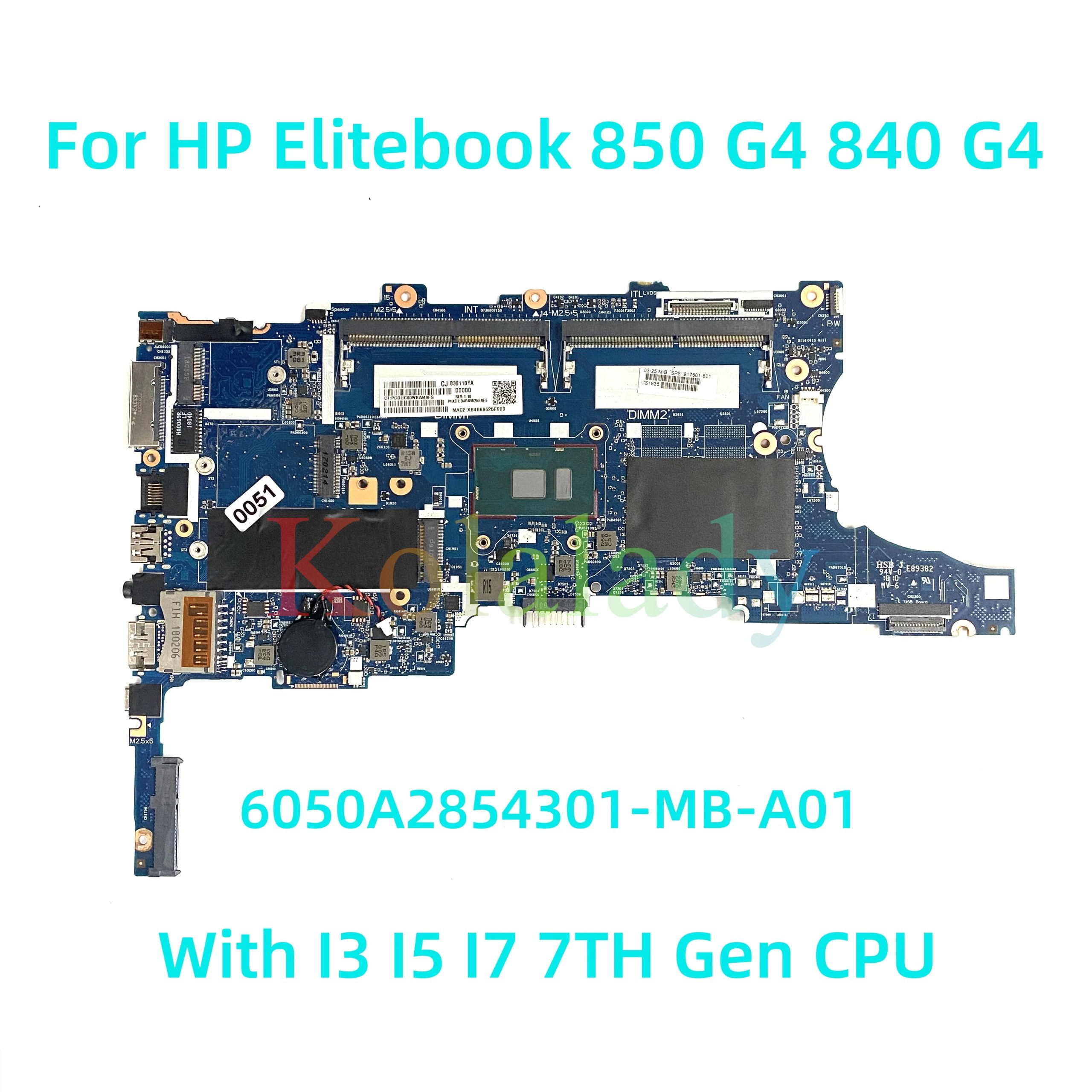 Carte mère d’ordinateur portable HP Elitebook – Test et Avis
