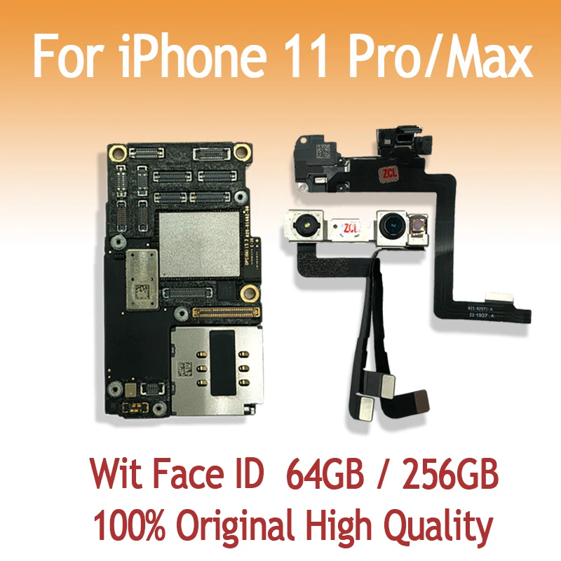 Carte mère iPhone 11 Pro Max avec Face ID, système IOS, iCloud gratuit, 64 Go ou 256 Go. – Test et Avis