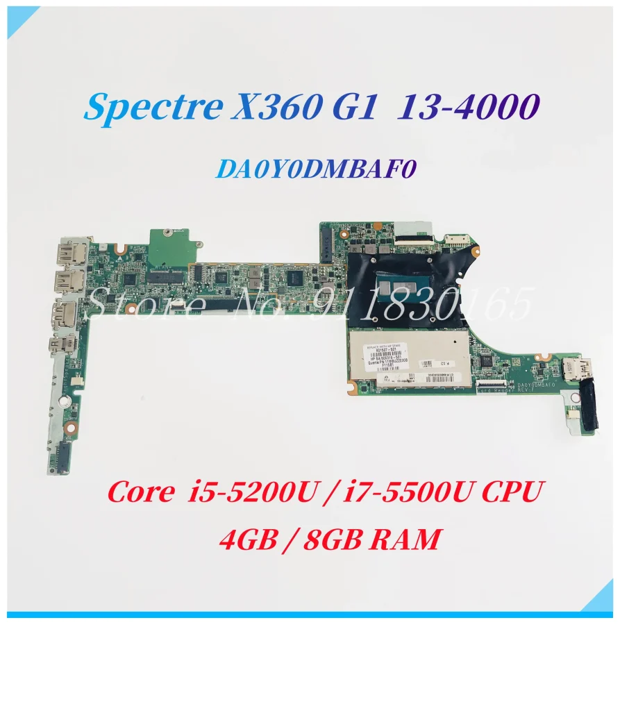 Carte mère pour HP Spectre X360 G1 – Test et Avis