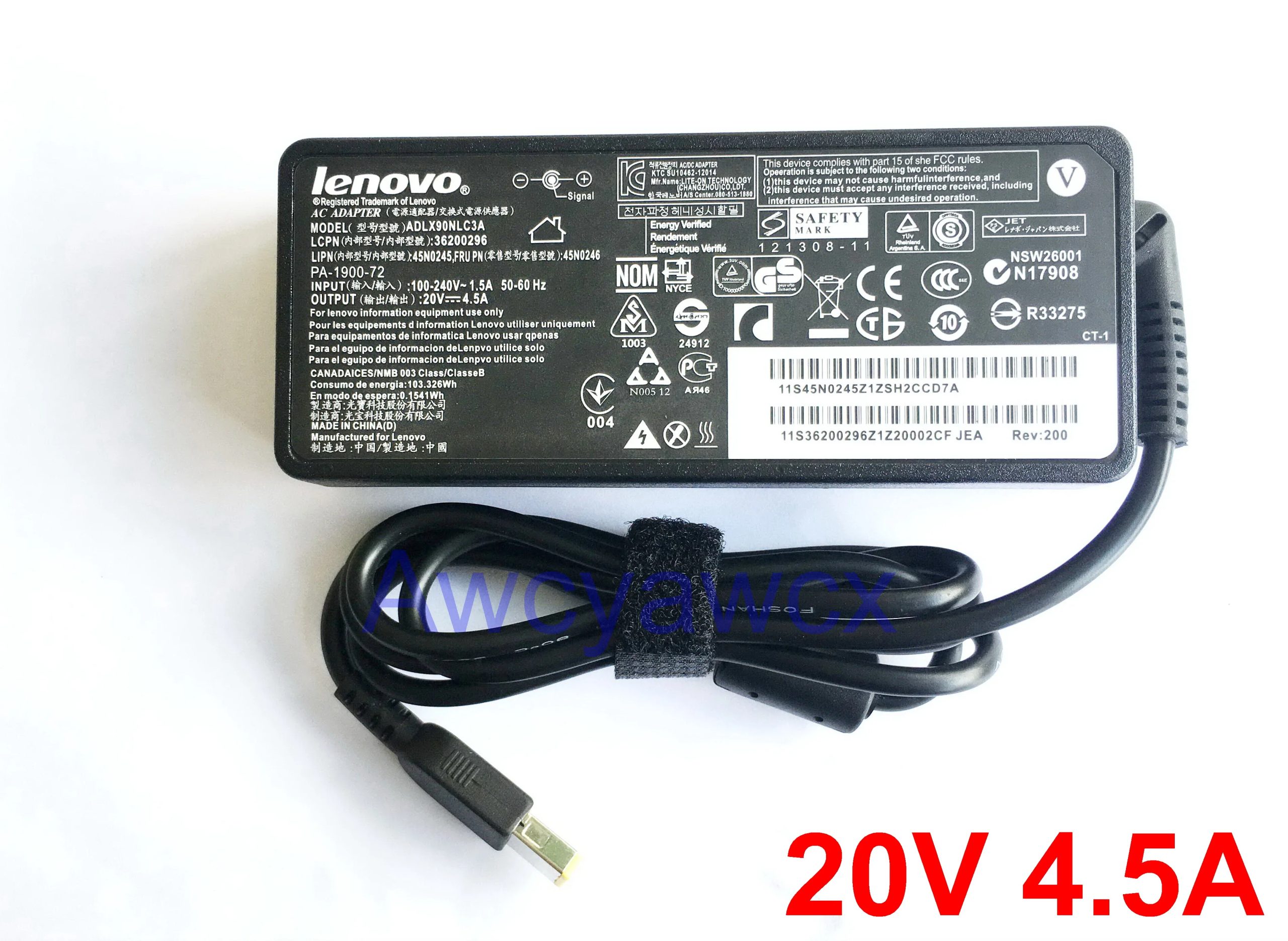 Chargeur adaptateur secteur pour Lenovo ThinkSub Efts – Test et Avis