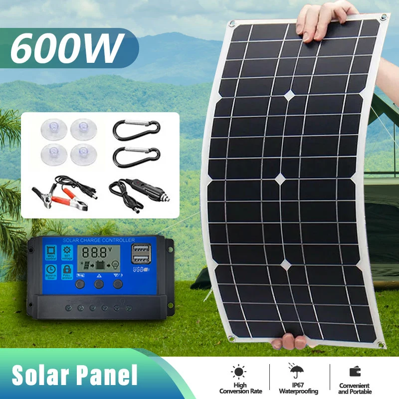 Chargeur solaire flexible pour voitures et touristes. – Test et Avis