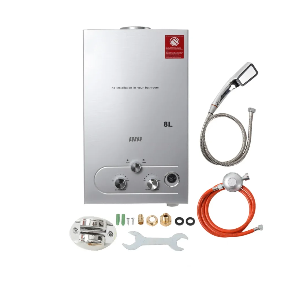 Chauffe-eau gaz instantané 8l pour maison et camping – Test et Avis