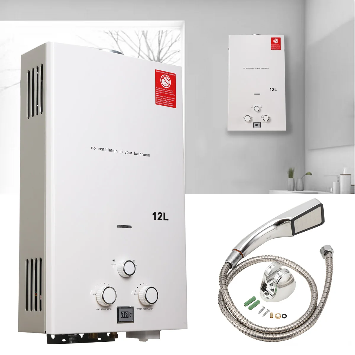 Chauffe-eau portable au gaz propane. – Test et Avis