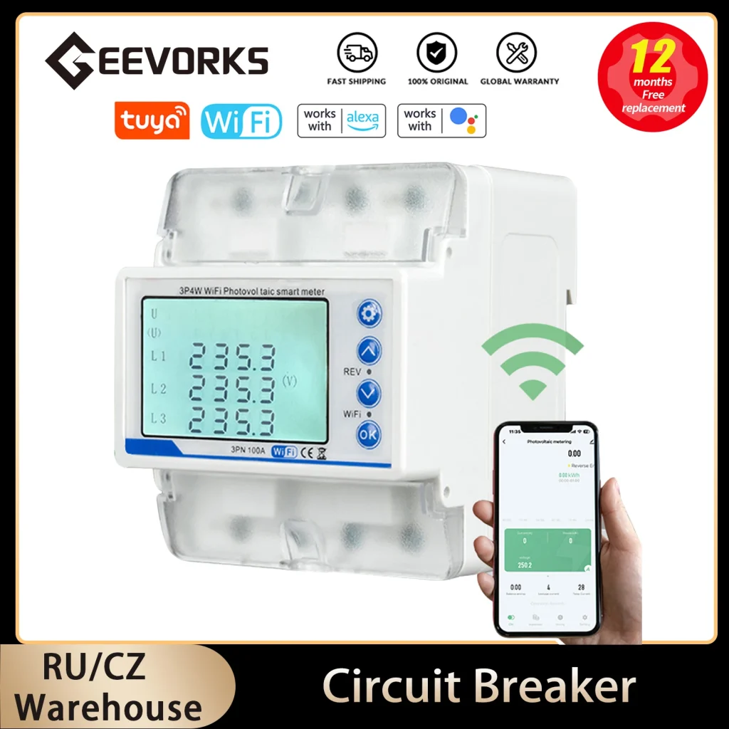 « Compteur PV Triphasé WiFi avec Disjoncteur Intelligent » – Test et Avis