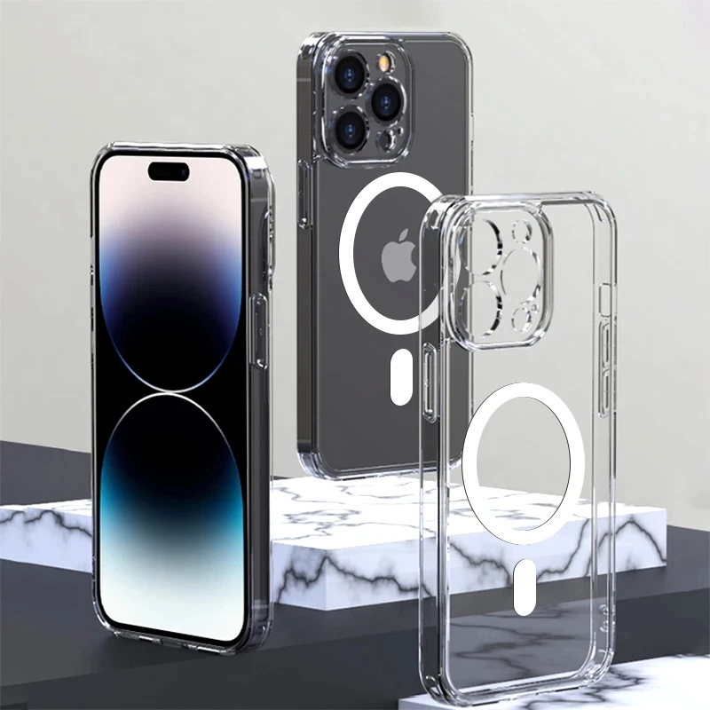 Coque Magsafe transparente pour iPhone, charge sans fil – Test et Avis