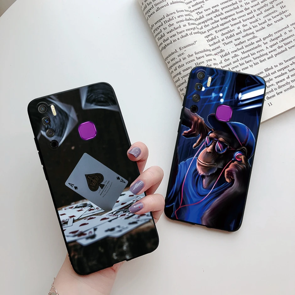 Coque arrière Silicone Infinix S5 Lite, nouveau Design, souple TPU, dessin animé. – Test et Avis