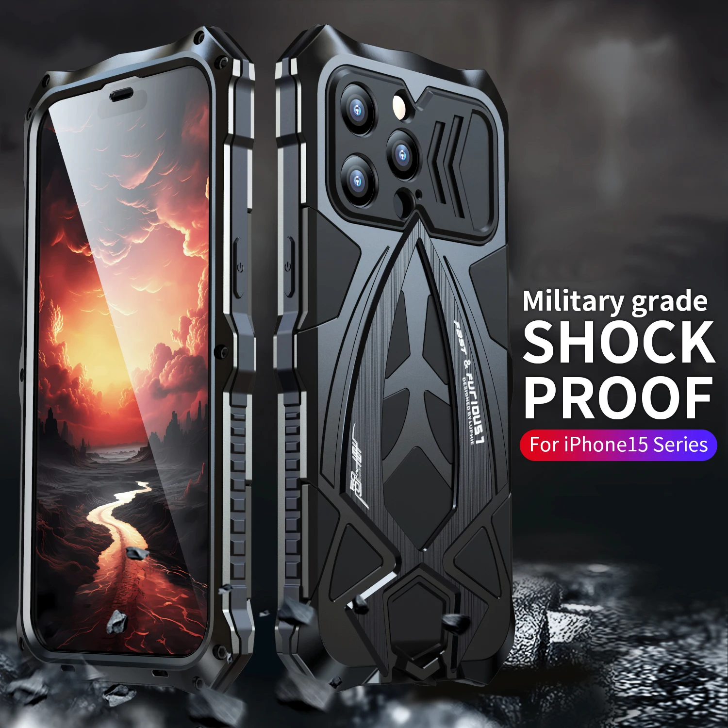 Coque de voiture métallique pour iPhone. – Test et Avis