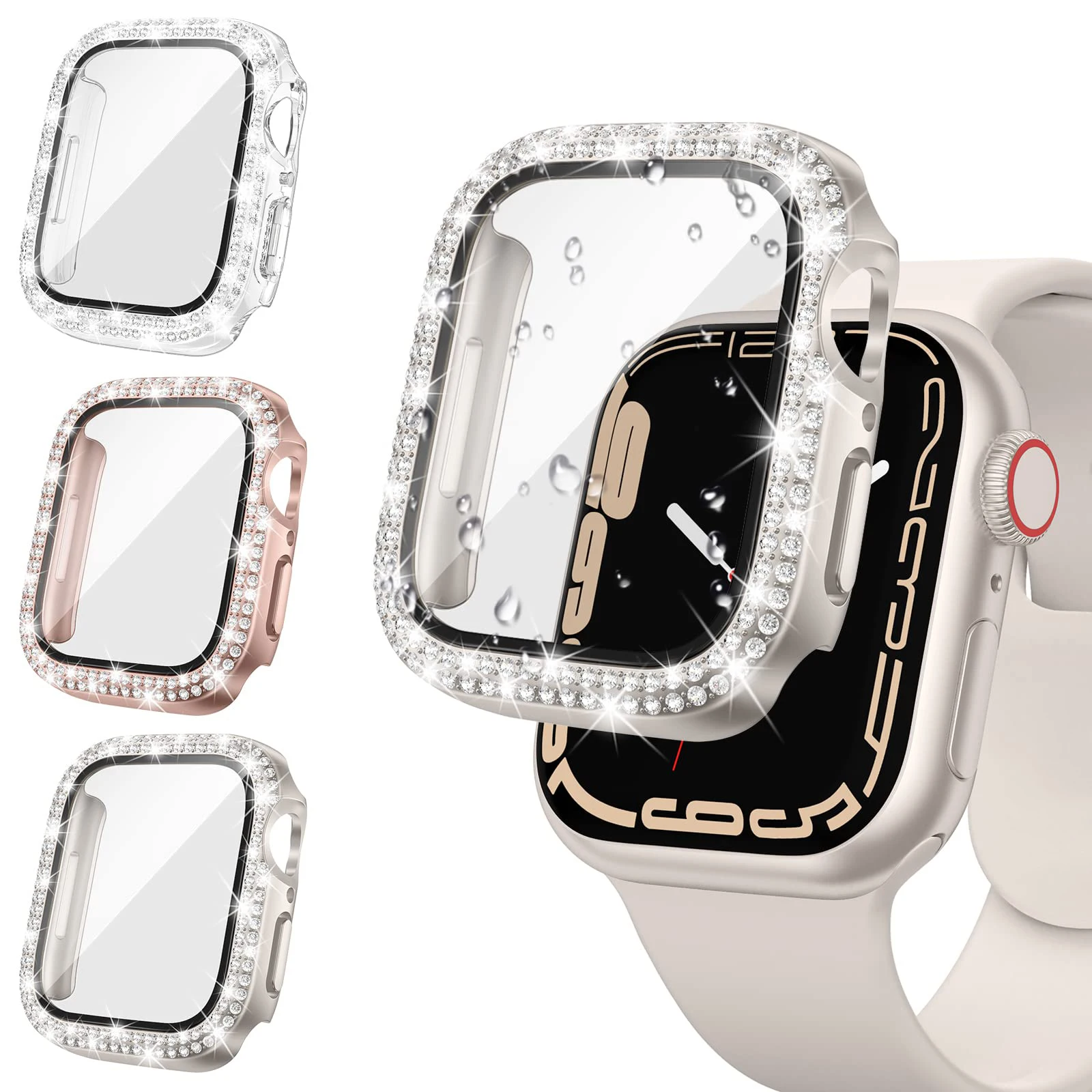 « Coque en verre et diamant pour Apple Watch » – Test et Avis