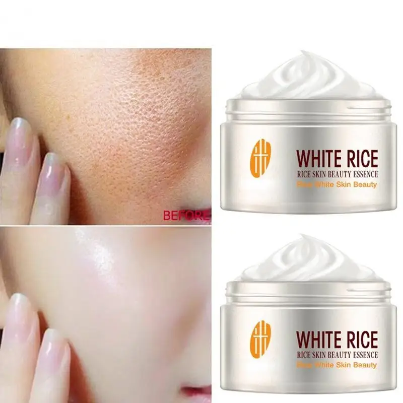 Crème blanchissante visage riz anti-âge raffermissante – Test et Avis