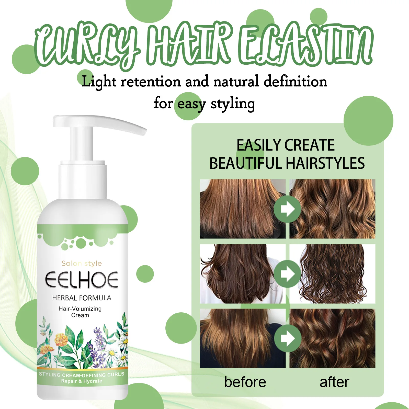 Crème coiffante bouclée longue durée cheveux – Test et Avis
