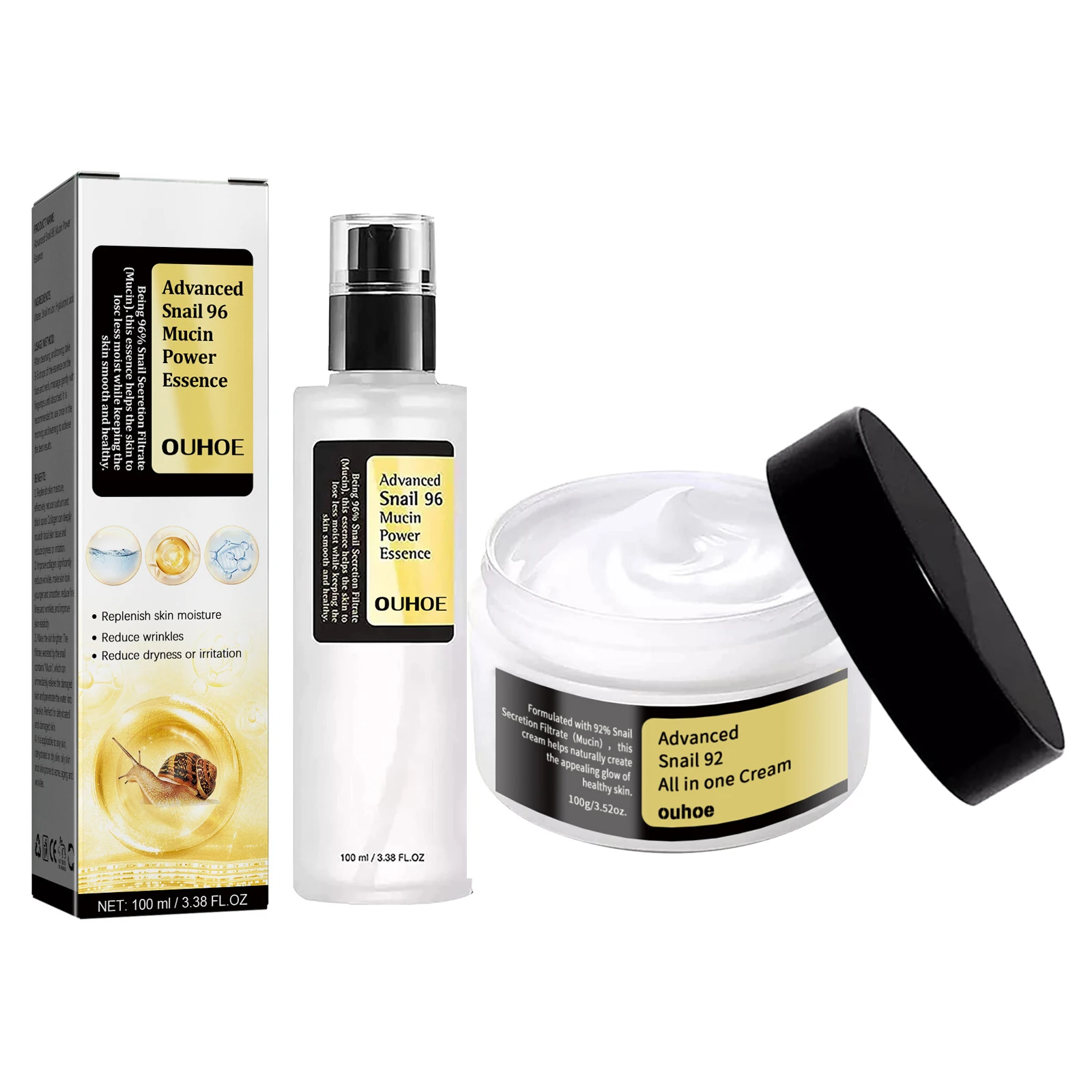 Crème réparatrice visage : escargot, anti-rides, éclaircissant. – Test et Avis