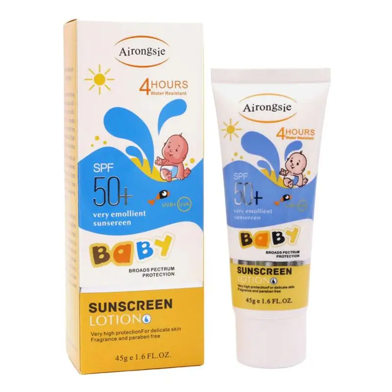 Crème solaire douce pour enfants sans huile – Test et Avis