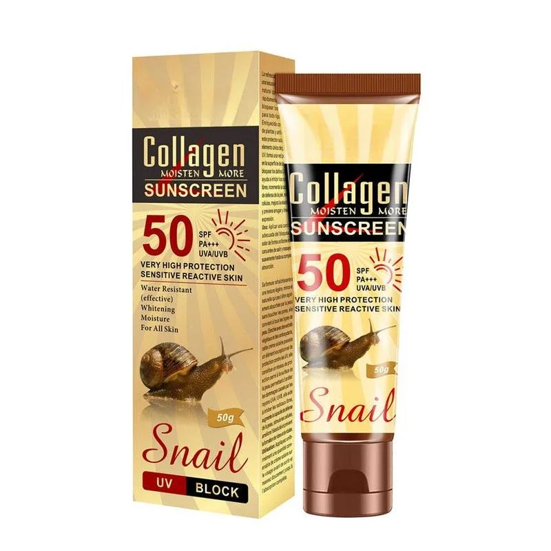 « Crème solaire hydratante au collagène et à base d’escargot » – Protection solaire nourrissante aux bienfaits antirides – Test et Avis