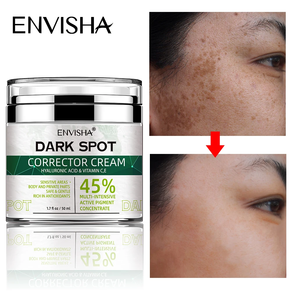 Crème visage anti-taches et anti-âge ENVISHA – Test et Avis