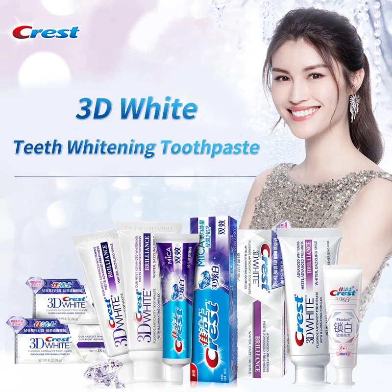 « Crest-Dentifrice blanc 3D: Blanchiment, mousse brillante, soins gencives » – Test et Avis