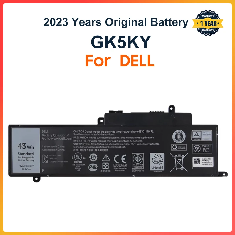 « De GK5KY – Batterie pour ordinateur portable DELL Inspiron, séries 7000, 11, 13 et 15, avec outils gratuits » – Test et Avis