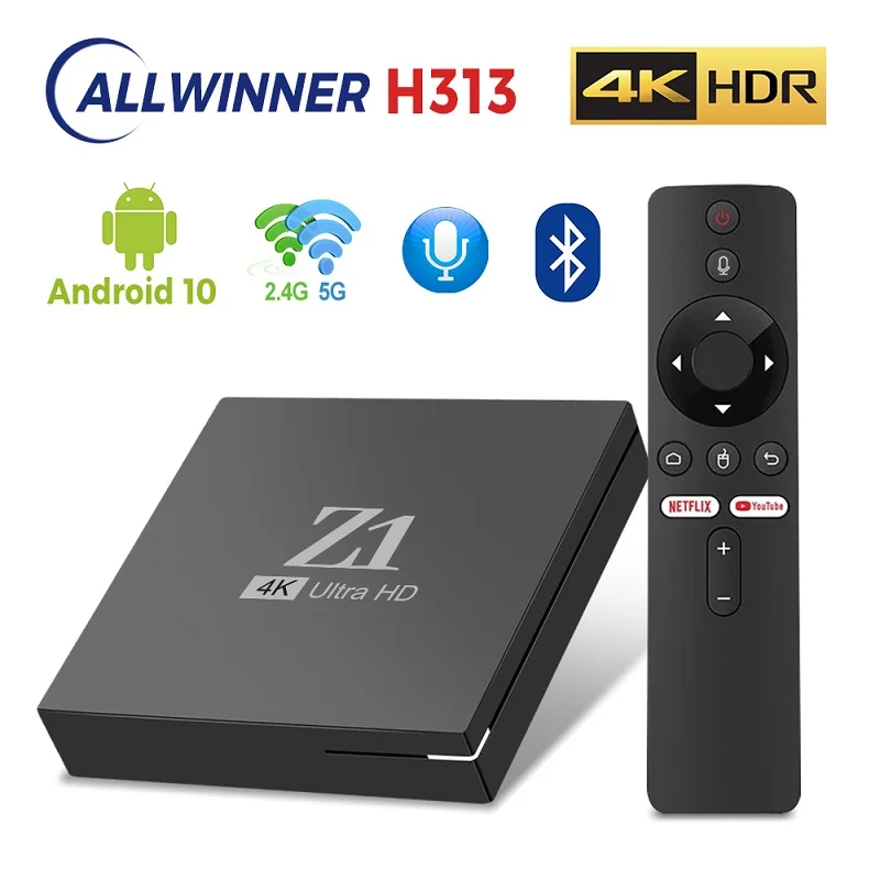 Décodeur TV Android 10 4K AV1 – Test et Avis
