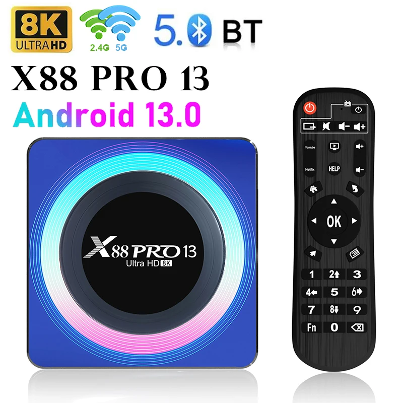 Décodeur TV Android X88 PRO 13. – Test et Avis