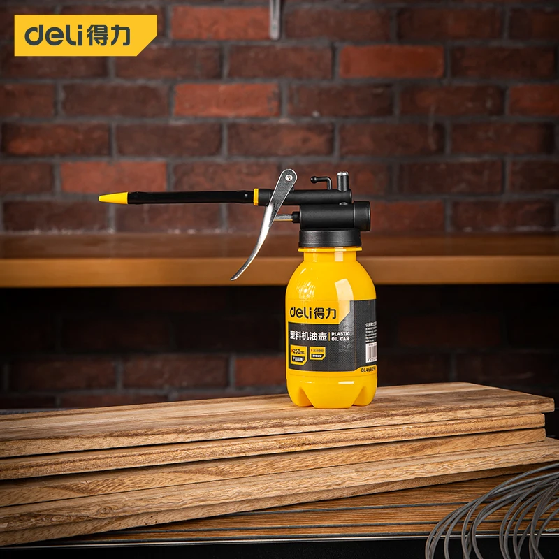 Deli – PVC oil pipe, plastic machine, high pressure pump, manual oiler, 250ML 500ML automotive repair tool – Test et Avis
