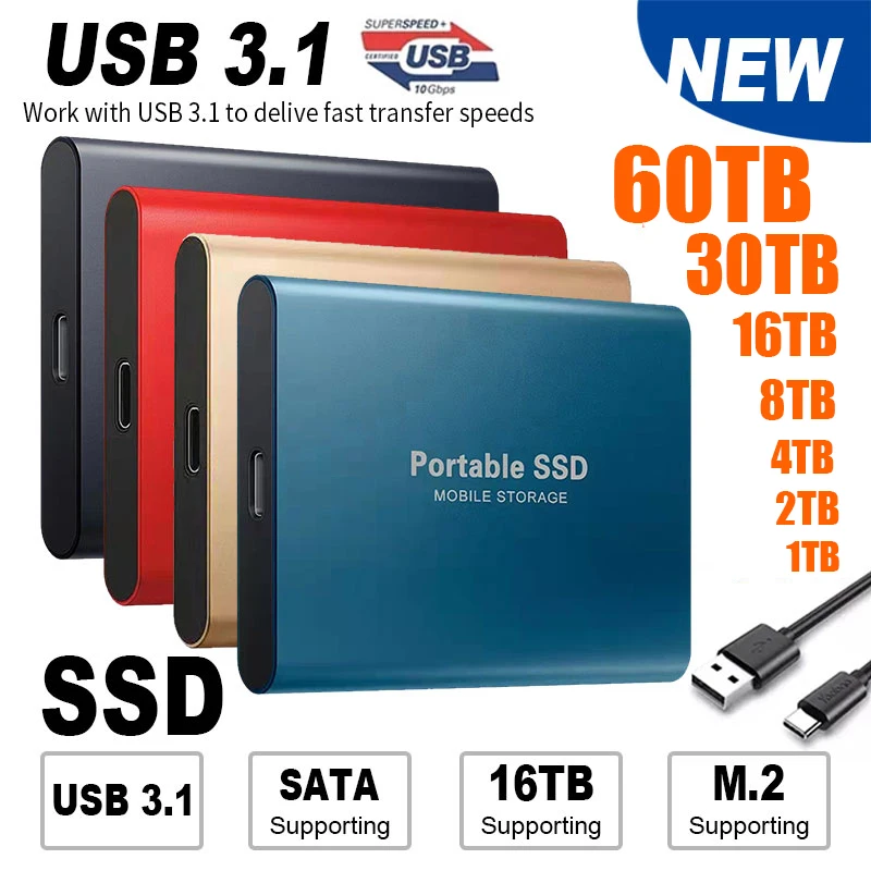 Disque Dur Externe Portable SSD: Grande Vitesse – Test et Avis