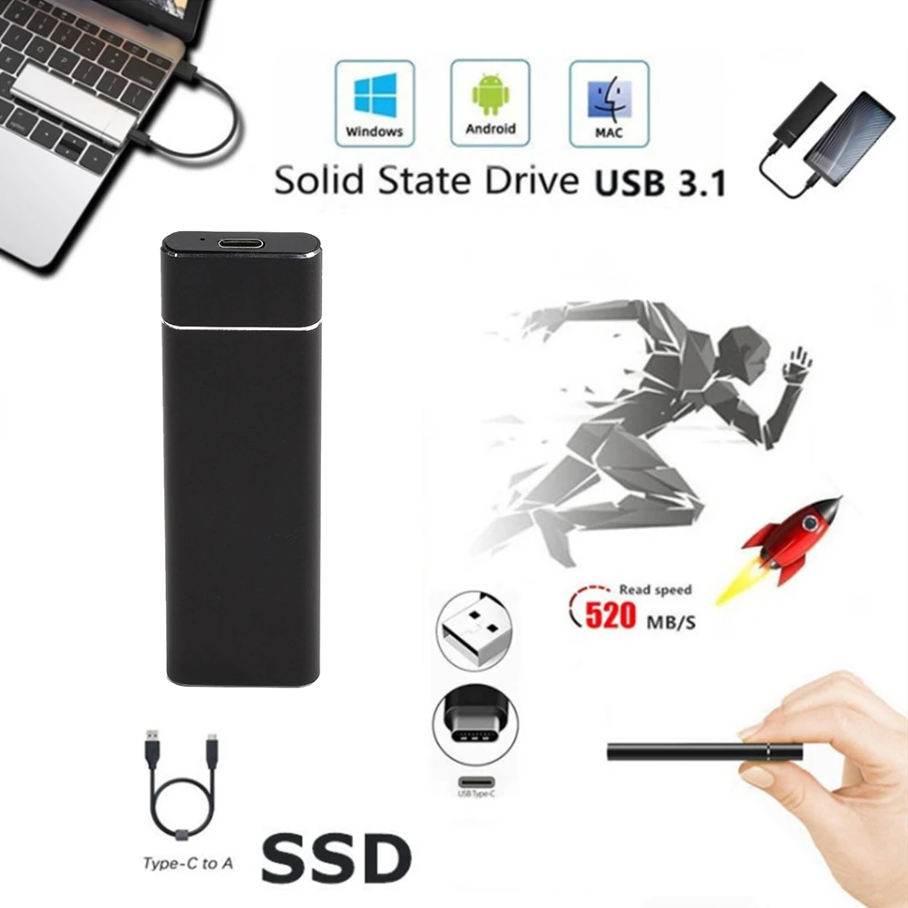 « Disque dur externe SSD Type C » – Test et Avis