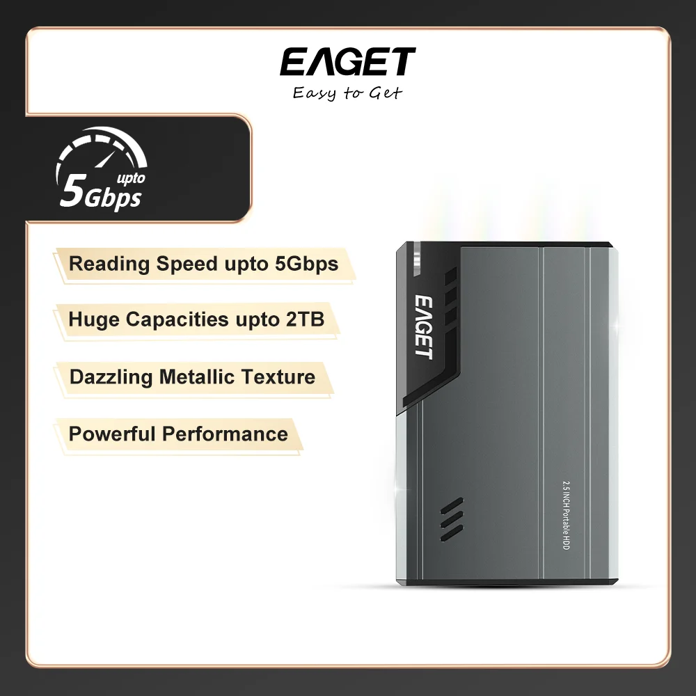 « EAGET – Disque dur externe portable » – Test et Avis