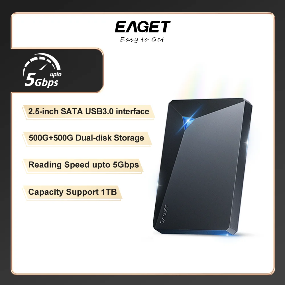 EAGET – G20pro: Disque dur externe performant. – Test et Avis