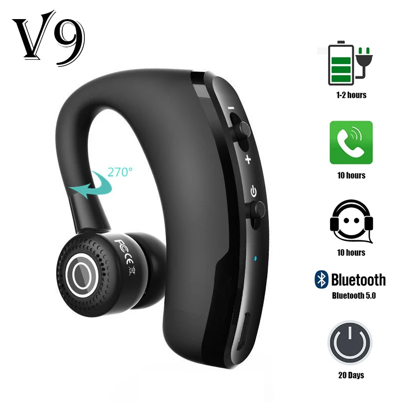 Écouteurs Bluetooth VPig: Mains libres pour iPhone et Samsung V9 – Test et Avis