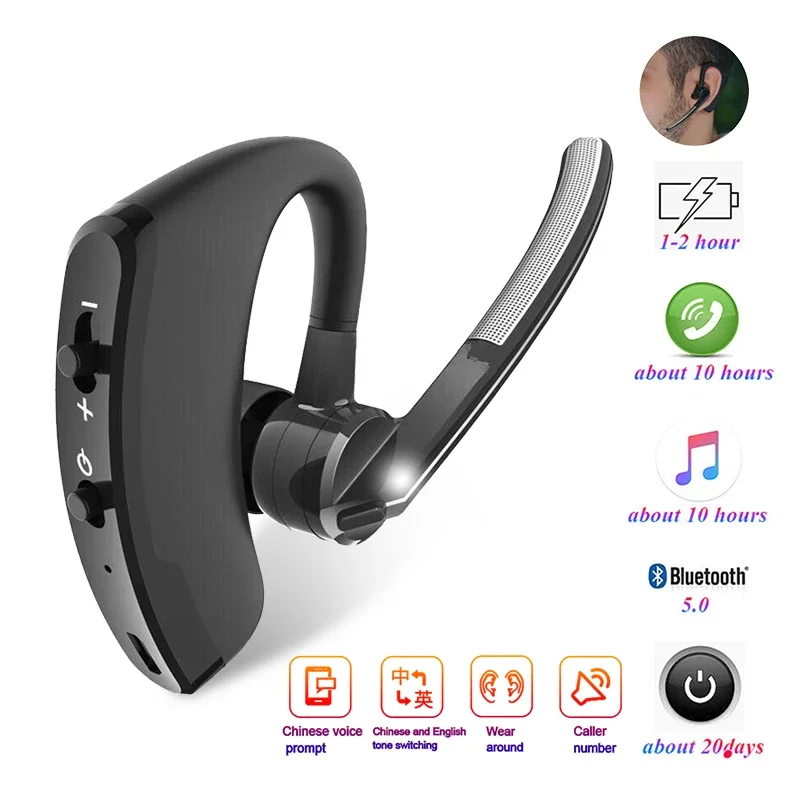 Écouteurs Bluetooth v8: Stéréo HD, sans fil – Test et Avis