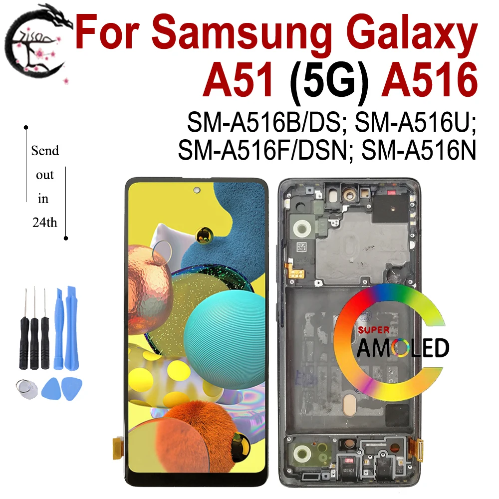 Écran AMOLED LCD avec cadre Galaxy A51 – Test et Avis