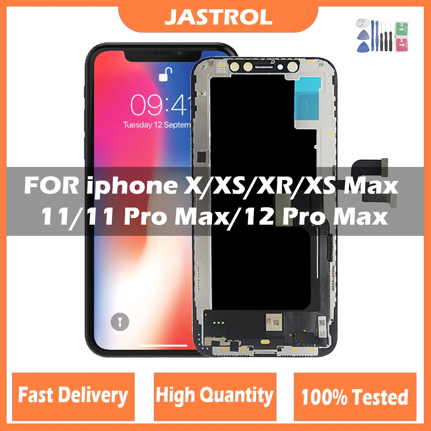 « Écran tactile LCD 3D de remplacement pour iPhone X, XS, XS Max, 11 Pro Max, 12 Pro Max » – Test et Avis